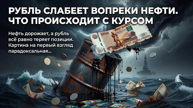 Рубль слабеет вопреки нефти. Что происходит с курсом